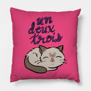 Un Deux Trois Cat ' Pillow