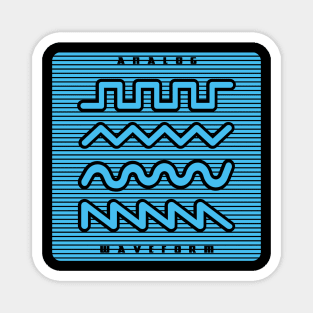 Synthesizer Waveform for Synth lover Magnet