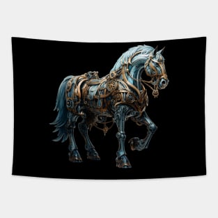 Steampunk Horse Animals Tapestry