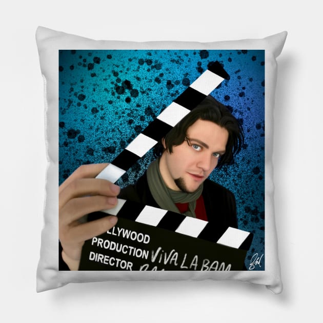 Bam Margera Pillow by Uglykidsophie