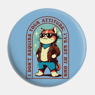 I don't require your attitude Pin