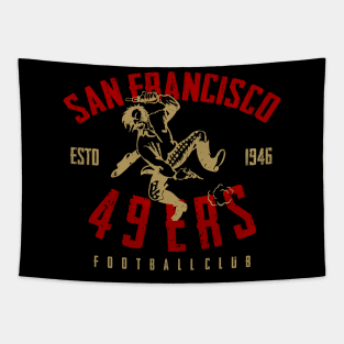 san francisco 49ers vintage Tapestry