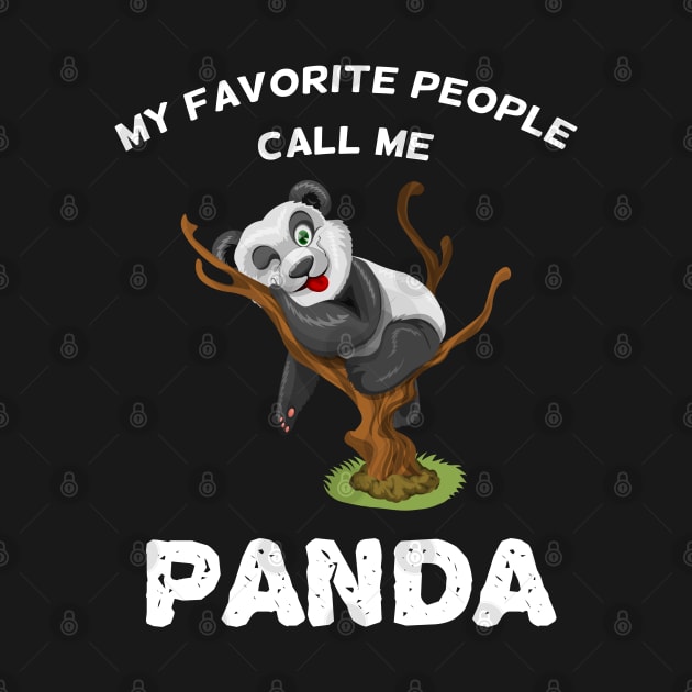 My favorite people call me Panda by ennaji