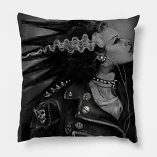 The Punk Rock Bride Pillow