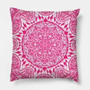 Pink mandala pattern Pillow