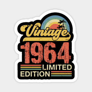 Retro vintage 1964 limited edition Magnet