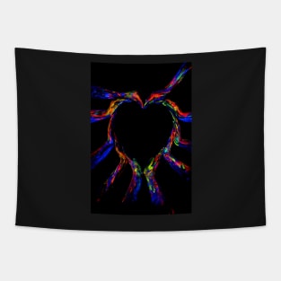 Heart and Hands Tapestry