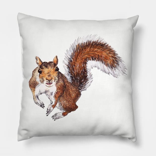 Squirrel Pillow by Bridgetdav