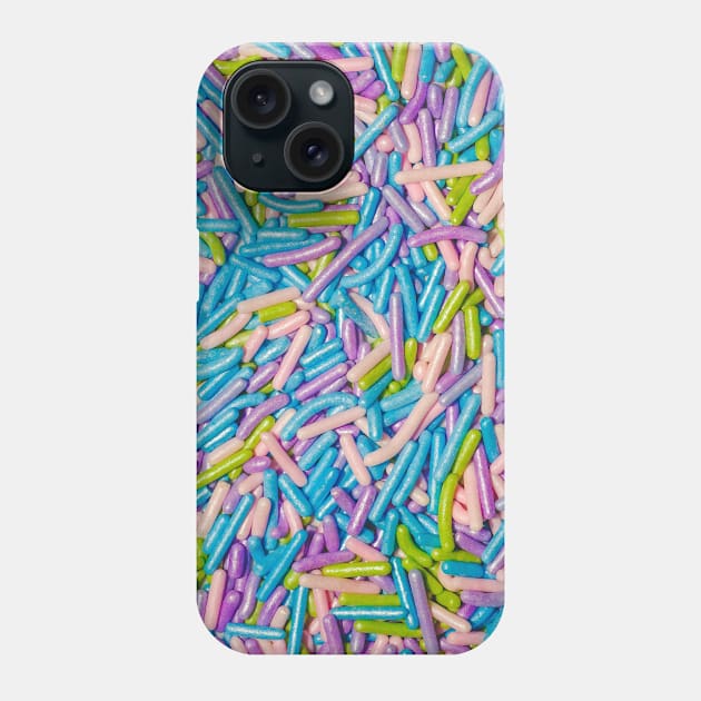 Pastel Candy Sprinkles Photograph Phone Case by love-fi