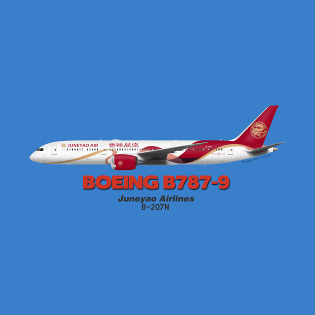 Boeing B787-9 - Juneyao Airlines by TheArtofFlying