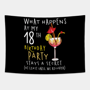 18Th Birthday - What Happens 18Th Birthday Tapestry