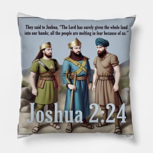 Joshua 2:24 Pillow