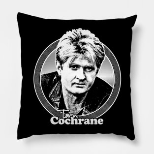 Tom Cochrane /\/\/ Retro Style Fan Art Design Pillow