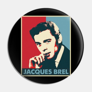 Jacques Brel Legend Pin