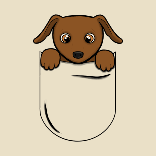 Chiweenie in a Pocket T-Shirt