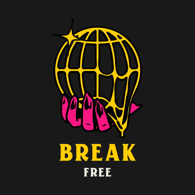 Break Free Escape The System Freedom Control by Tip Top Tee's