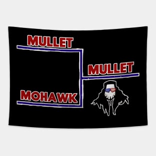 Mullet vs Mohawk RWB Tapestry