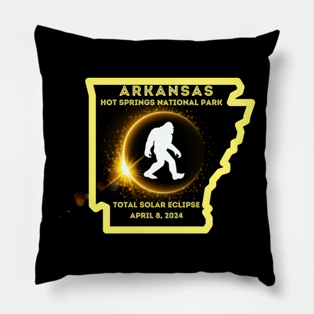 Big Foot Total Solar Eclipse Pillow by Total Solar Eclipse