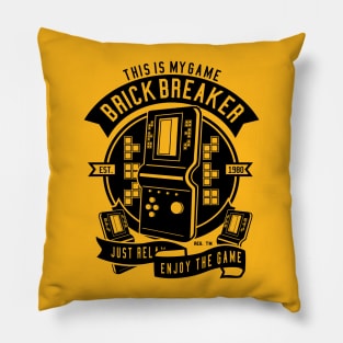 Brick Breaker Addict Pillow