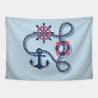 marine theme Tapestry