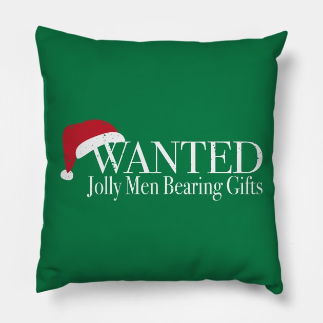 Wanted: Jolly Men Pillow by CKline