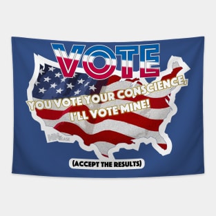 Vote your way Tapestry