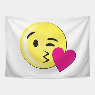 Emoticon Love Tapestry