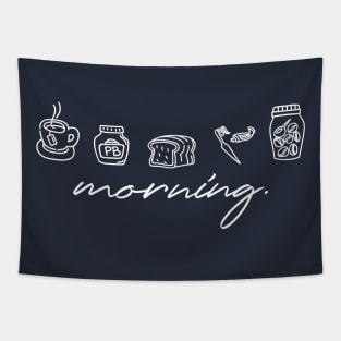 Daily Morning Routine Tapestry