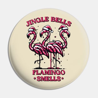 Christmas Flamingo Pin