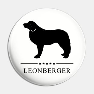 Leonberger Black Silhouette Pin