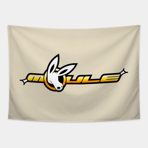 Golden MOULE Logo Tapestry by MOULE