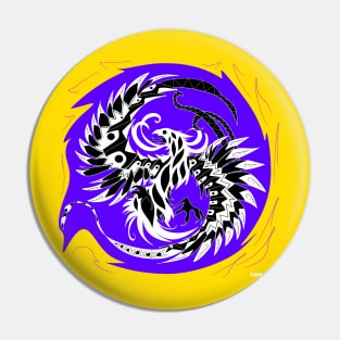 the phoenix in purple fire ball ecopop pattern Pin