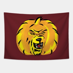 Pumpkin Spice Lion Tapestry