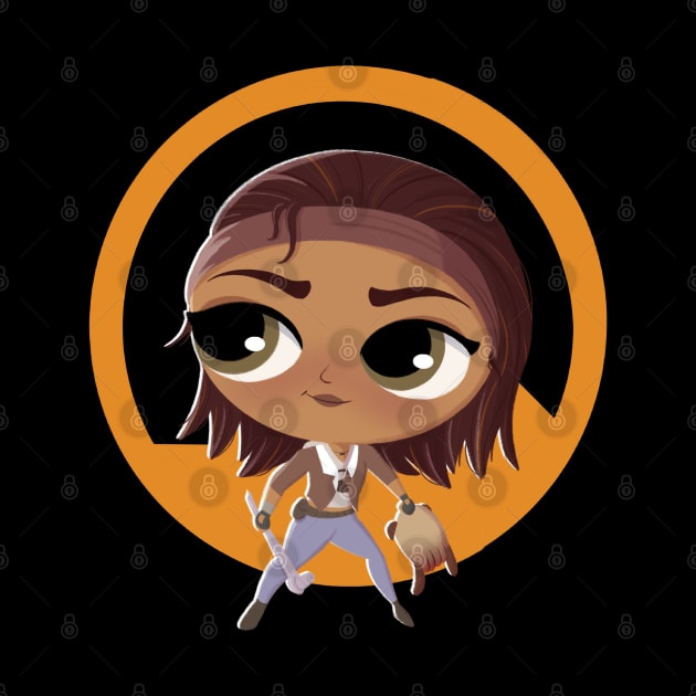 Half life Alyx chibi by Krismilla 