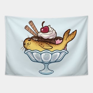 Banana Seal Sundae Tapestry