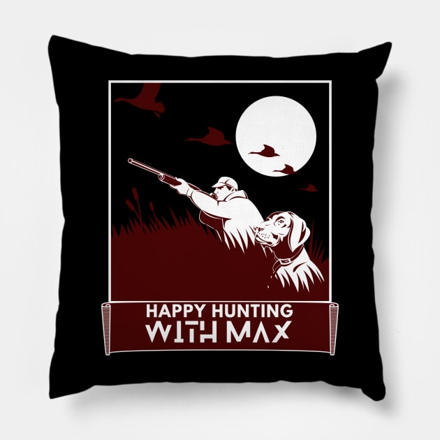 Happy Hunting With Max Pillow by NICHE&NICHE