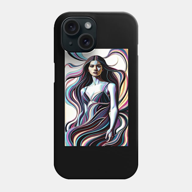 Abstract Fashion Style Female Model Art Phone Case by joolsd1@gmail.com