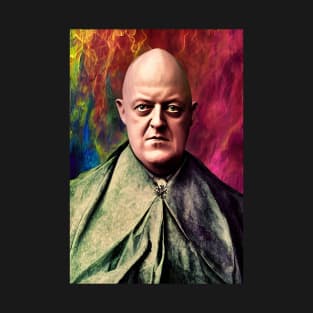 Aleister Crowley The Great Beast of Thelema painted in a Surrealist and Impressionist style T-Shirt