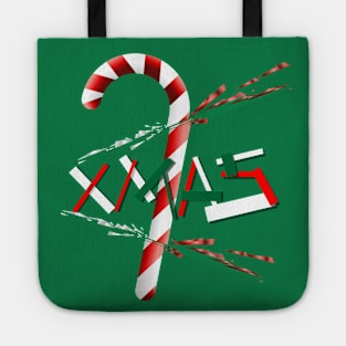 Candy Cane Broken Tote