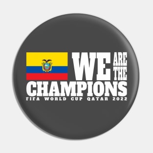 Fifa World Cup Qatar 2022 Champions - Ecuador - Dark Color Edition Pin