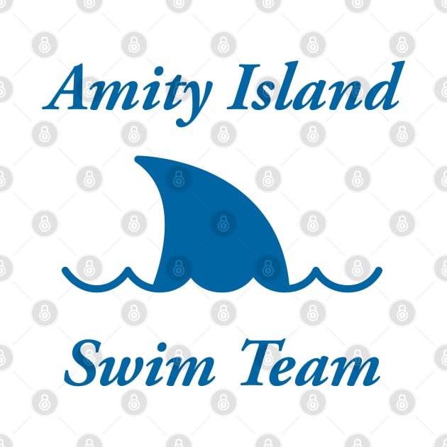 Amity Island Swim Team Blue by Karma Chameleon