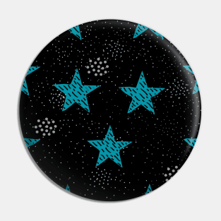 Retro Stars Pin