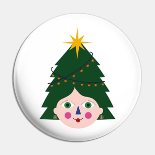 Christmas tree lighting decoration Pin