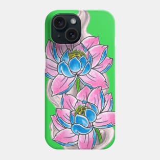 Lotus Tattoo Flower Phone Case