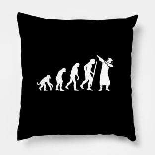 Evolution dab dabbing graduation college student Pillow