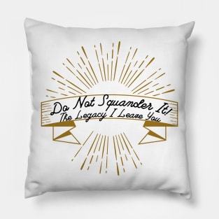 Emet-Selch Do Not Squander It Pillow