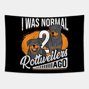 Rottweiler Rottie Mom Mother of 2 Rotts Gift Tapestry