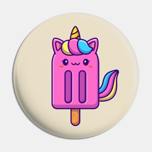 Cute Unicorn Popsicle Pin