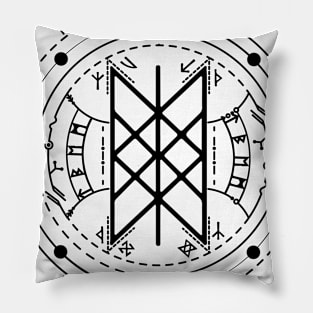 Web of Wyrd | Norse Pagan Symbol Pillow