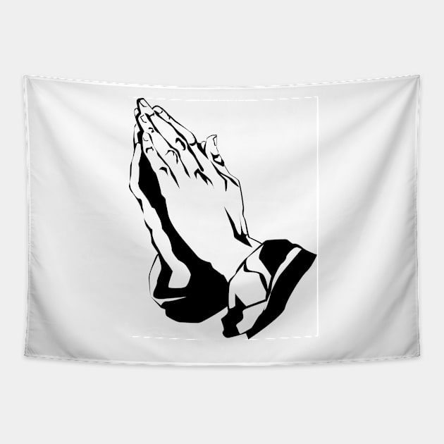 Praying Hands Tapestry by vintage-glow